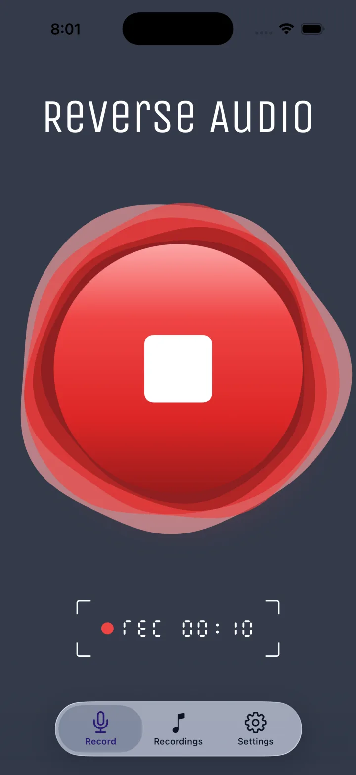 Reverse Audio recording a clip